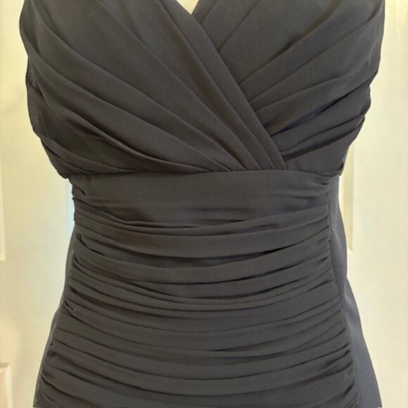 White House Black Market Black Midi Dress - Picture 4 of 10